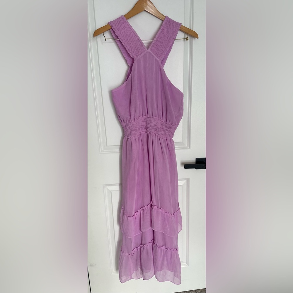 BETSEY JOHNSON Shadow Stripe Midi Dress. Size XL 🌸🪻 - Picture 2 of 11